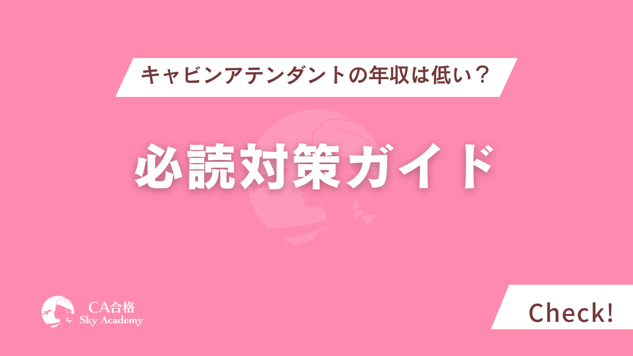 キャビンアテンダントの年収が低いと感じたら読むべき対策ガイド