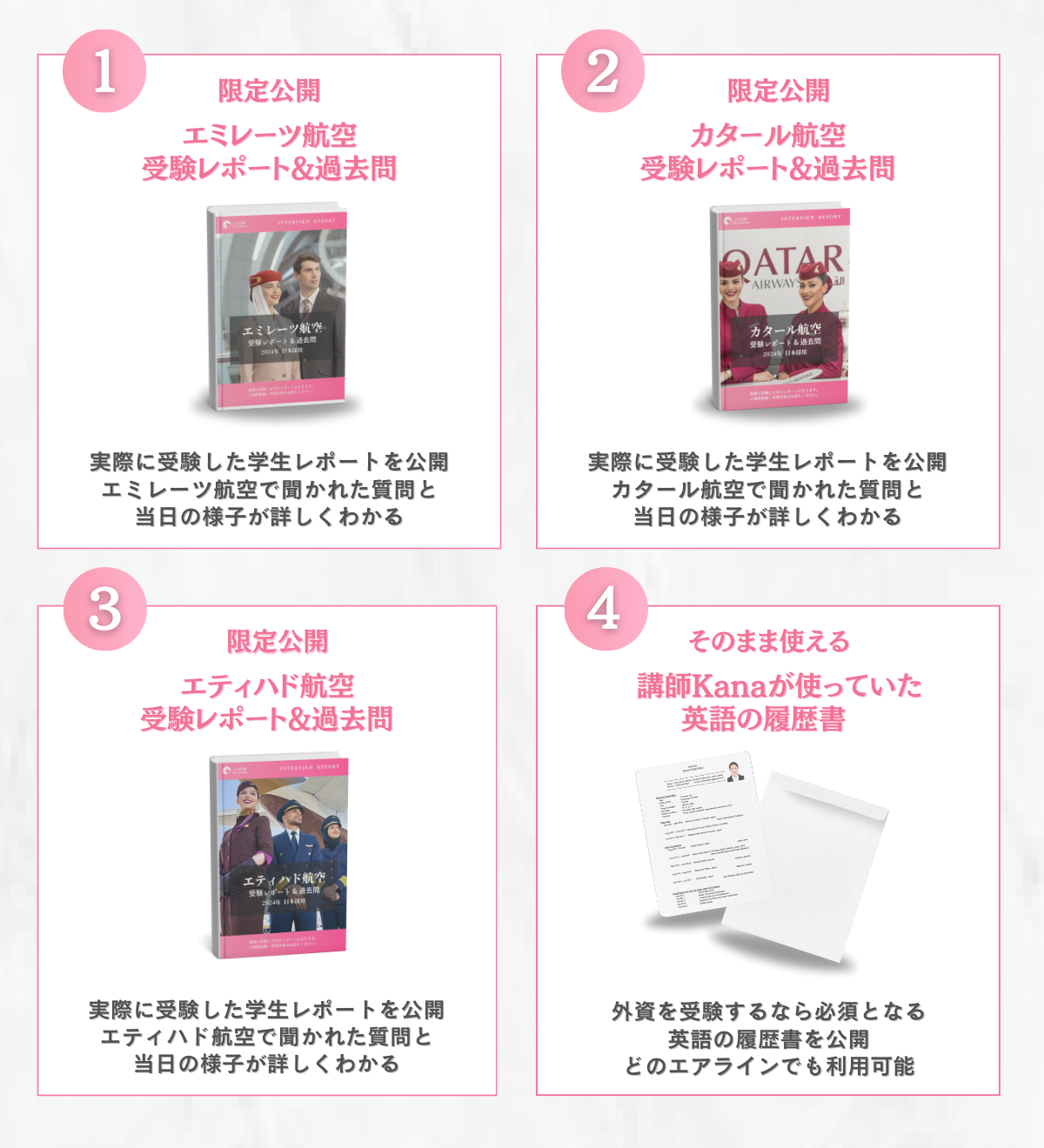 選べる4つの豪華プレゼント